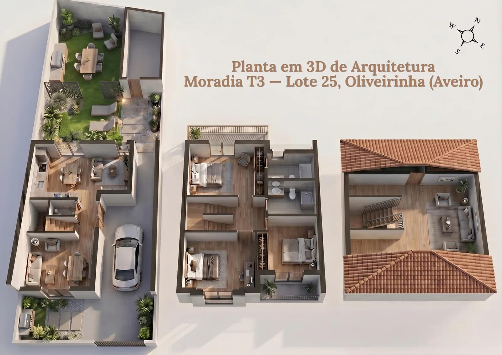 Planta em 3D